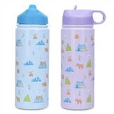 18oz 304 roestvrij staal stro waterfles