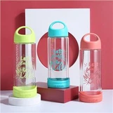 Hoge borosilicaat onbreekbare glazen waterfles